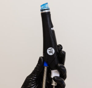 The applicator for Hydrafacial, one of the most advanced treatments we offer at our facial spa in Chapel Hill